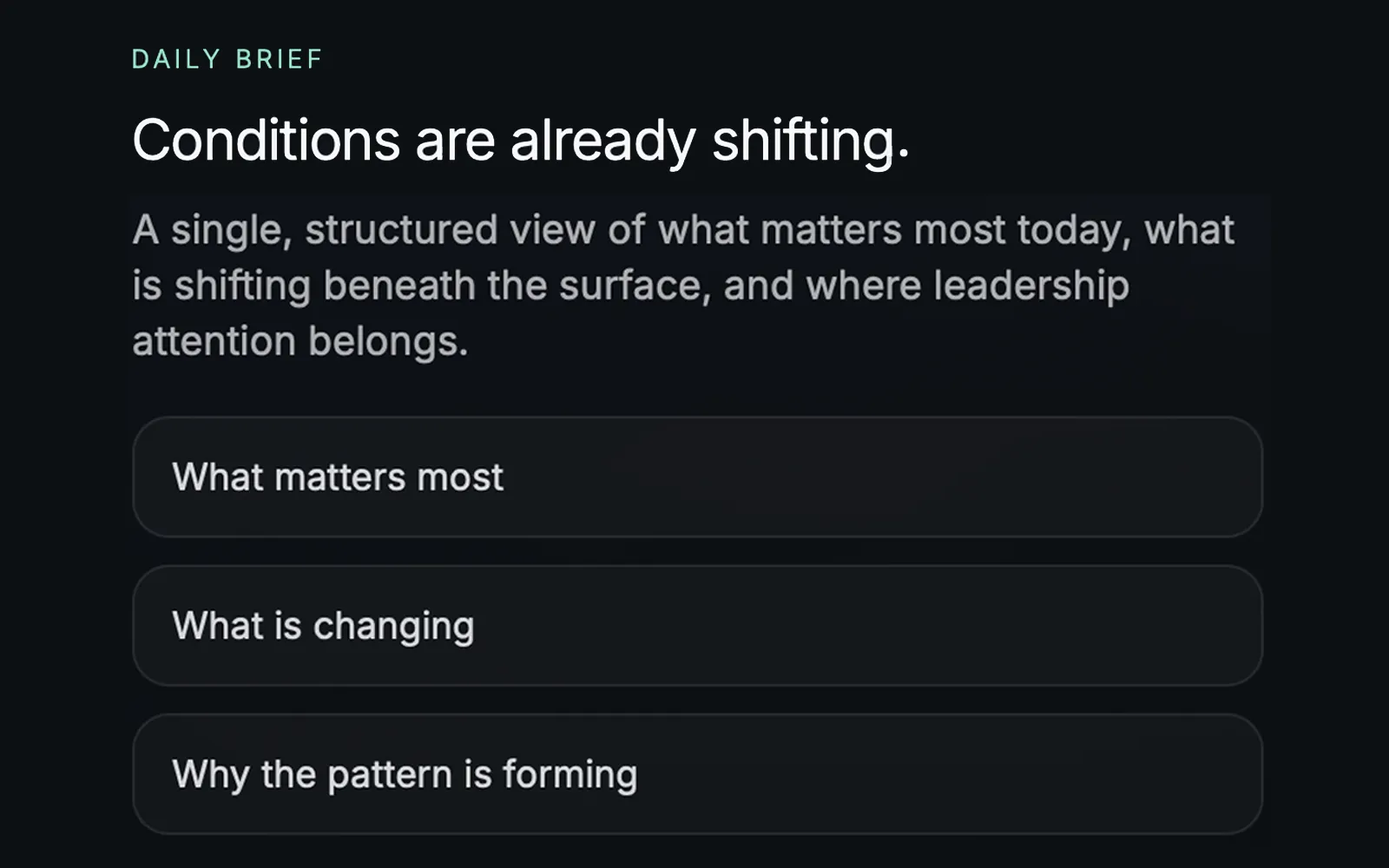 Tracive interface example 3